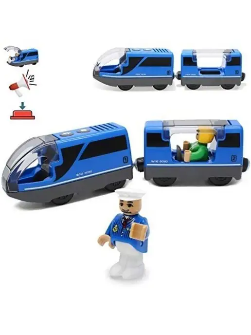 Toy'lbe Поезд детский игрушечный на пульте управления, вариант, фото 2