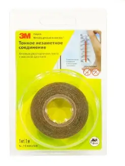 Клейкая двусторонняя лента 3М с высокой адгезией 9мм х 5м 3M 111680697 купить за 298 ₽ в интернет‑магазине Wildberries