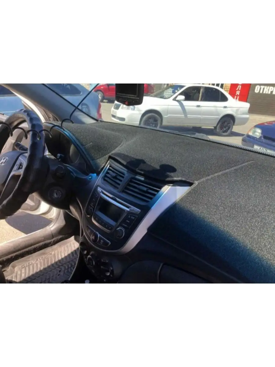 Накидка на панель Hyundai Accent Barhotka 111825790 купить за 766 ₽ в  интернет-магазине Wildberries