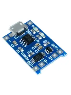 Модуль заряда аккумуляторов A TP4056, Micro USB 5В 1А Interface modules 111906636 купить за 763 ₽ в интернет-магазине Wildberries