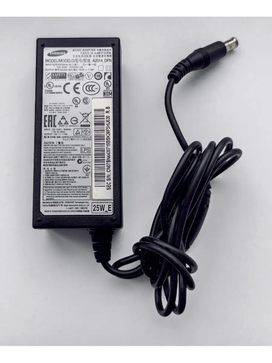 Адаптер для монитора SAMSUNG A2514-DPN A2514-DSM 14V-1.79A BESTBLOK  111934147 купить в интернет-магазине Wildberries