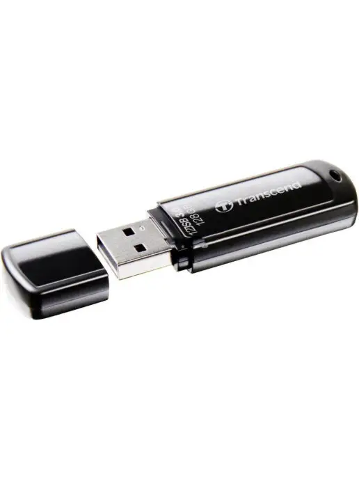 Transcend USB Флеш-накопитель JetFlash 700, USB 3.0 (3.1), 128 ГБ, чер…