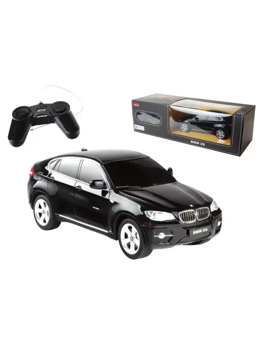 Машина р у 1:24 BMW X6 цвет чёрный 27MHZ 31700B RASTAR 111952736 купить за  1 904 ₽ в интернет-магазине Wildberries