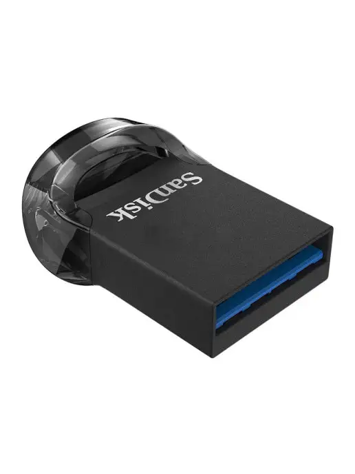 Sandisk USB Флеш-накопитель Ultra Fit, USB 3.0 (3.1), 32 ГБ, черный…