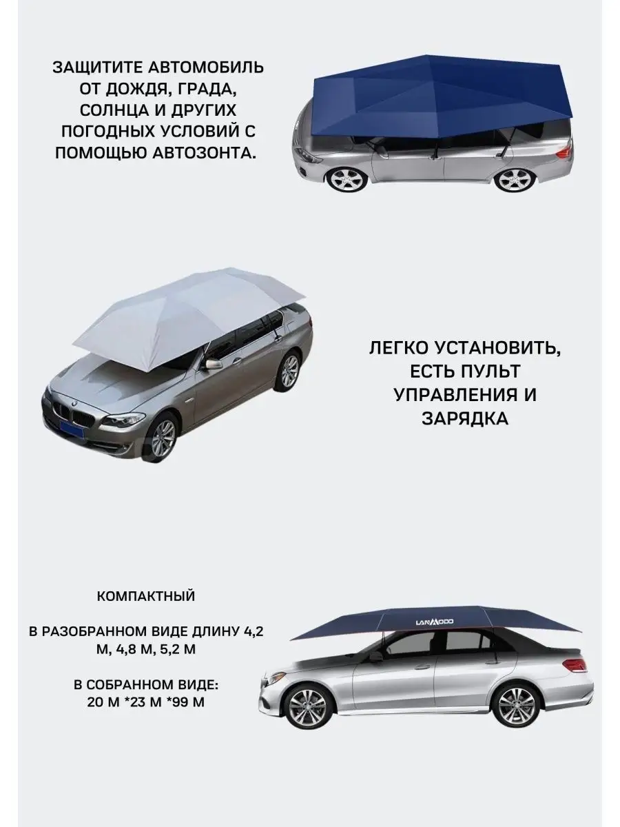 Автозонт Зонт солнцезащитный на авто Морозов 111974036 купить за 29 954 ₽ в  интернет-магазине Wildberries