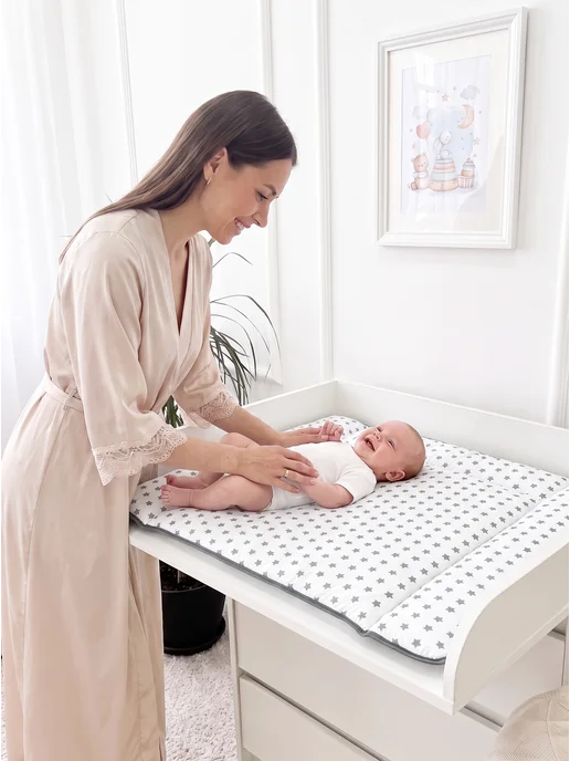 CherryMom Матрасик для пеленального столика водоотталкивающий, вариант, фото 2