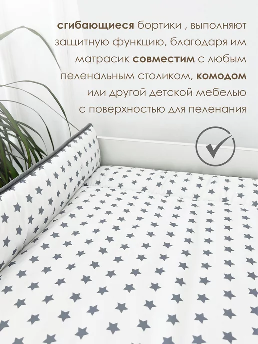 CherryMom Матрасик для пеленального столика водоотталкивающий, вариант, фото 6