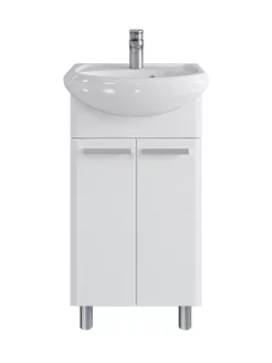 Тумба Аура 45 с раковиной Уют в ванную SANSTAR 112059548 купить за 9 552 ₽ в интернет‑магазине Wildberries