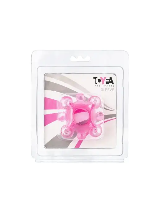 Toyfa Basic Эрекционное кольцо с бусинами розовое 2 см, розовый, фото 7