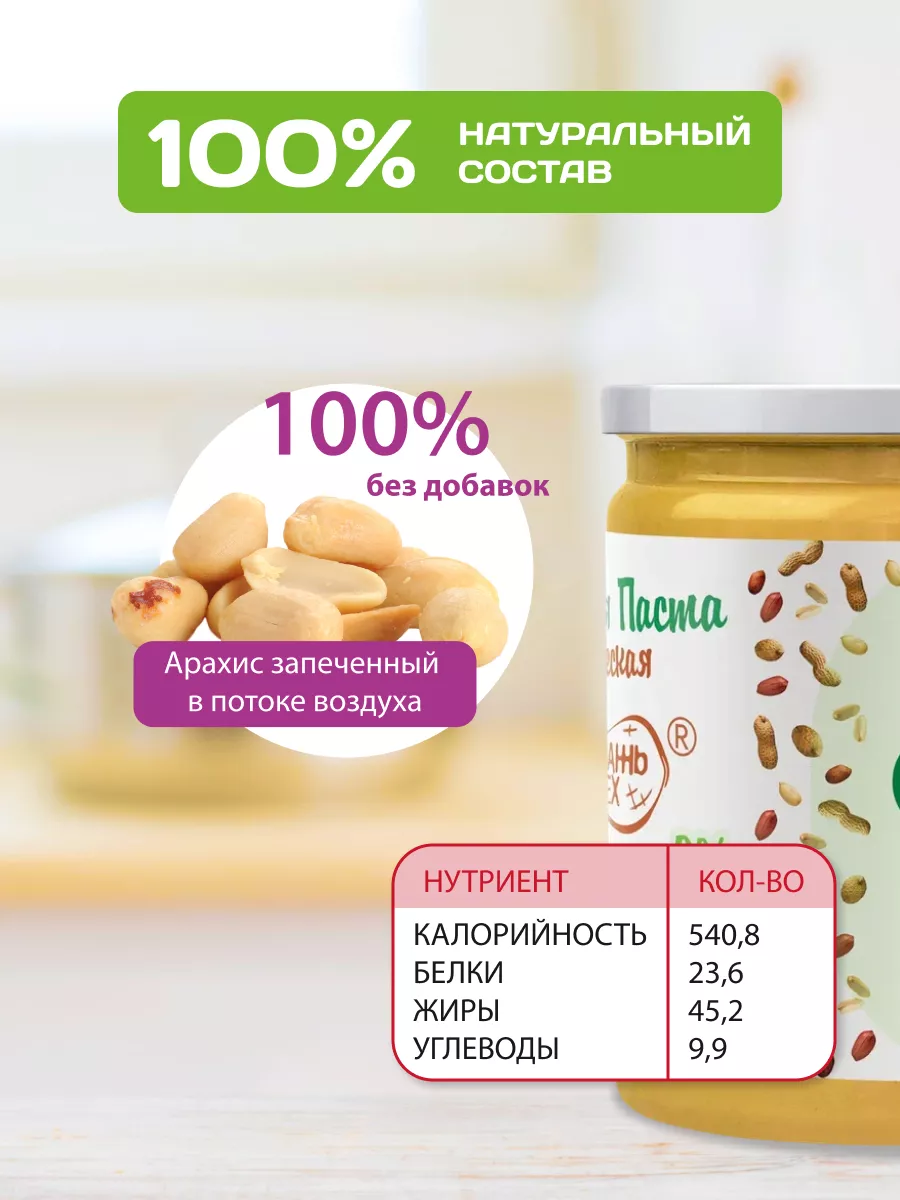 Арахисовая паста без сахара 1 кг пп продукт кето Намажь_орех 113012345  купить за 580 ₽ в интернет-магазине Wildberries