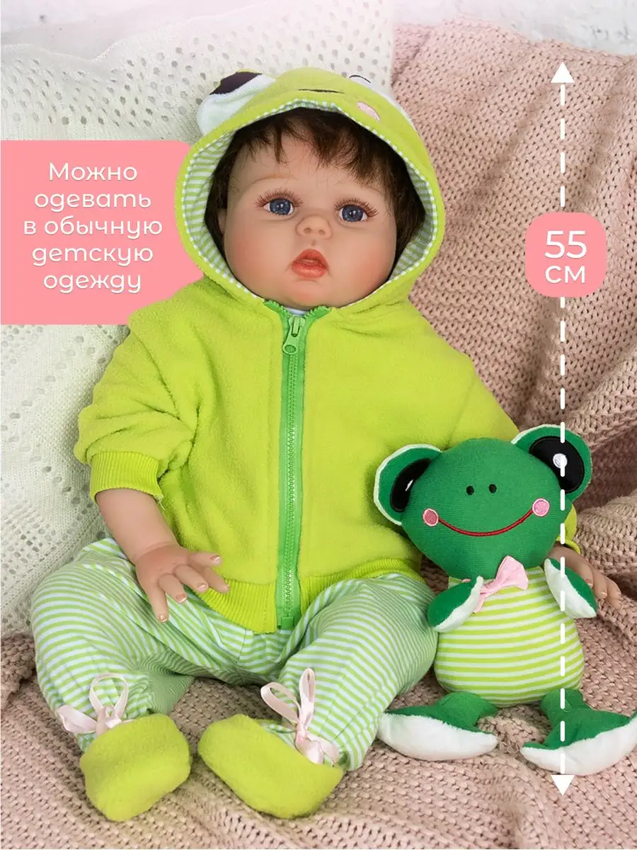 Мягконабивная кукла Реборн младенец Эмили RebornDolls 113032882 купить за 4  687 ₽ в интернет-магазине Wildberries