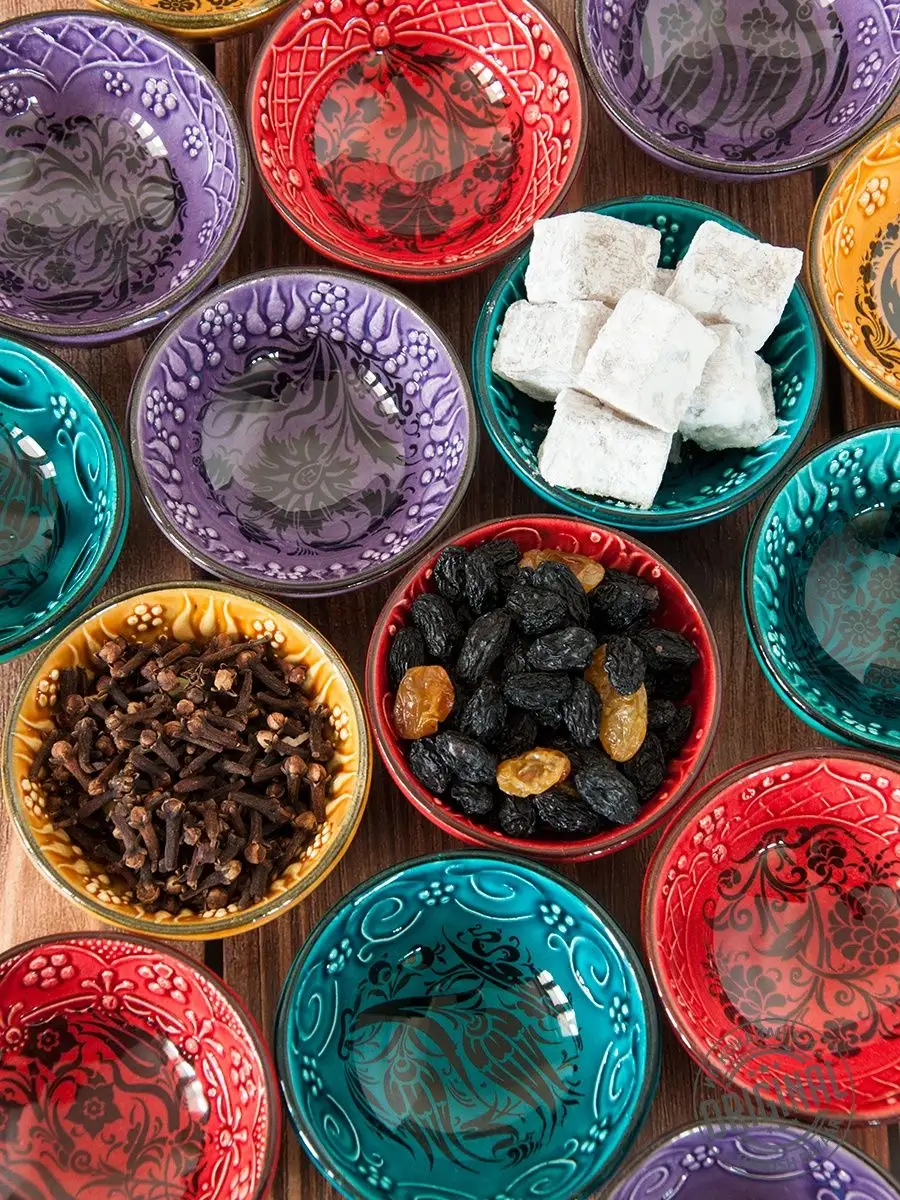 Seramik Kase Seti, 4 Adet, 75 ml, Türkiye 8