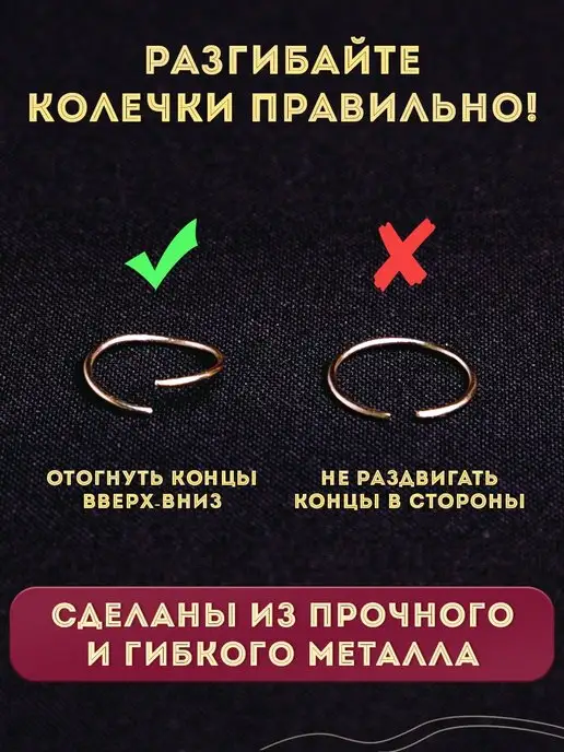 KDS Колечки шармы для волос, серый, фото 5