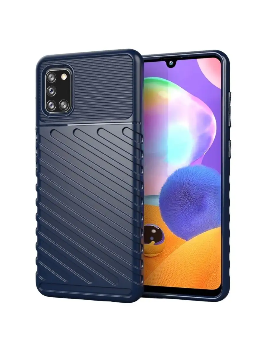 Противоударный чехол с рельефной фактурой для смартфона Samsung Galaxy A31  Caseport 113131169 купить за 291 ₽ в интернет-магазине Wildberries