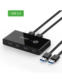 Разветвитель портов с переключателем Ugreen, 4 х USB 3.0 (30768) Ugreen 113151911 купить за 2 757 ₽ в интернет-магазине Wildberries