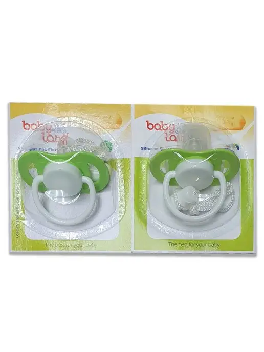 Baby Land Пустышка круглая силиконовая 2шт. соска классическая 0мес+, 2 шт, фото 2