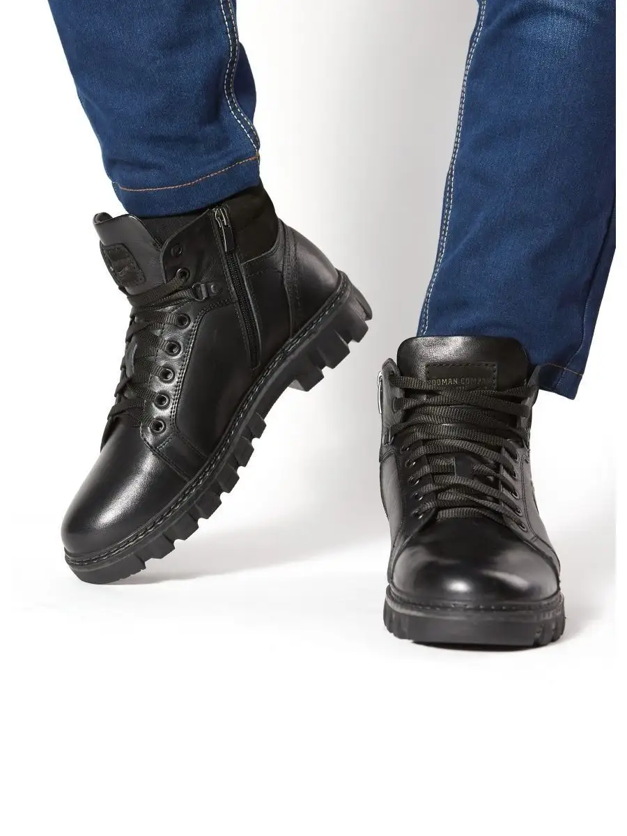Обувь мужская зимняя натуральная кожа ROOMAN 113172559 купить в  интернет-магазине Wildberries