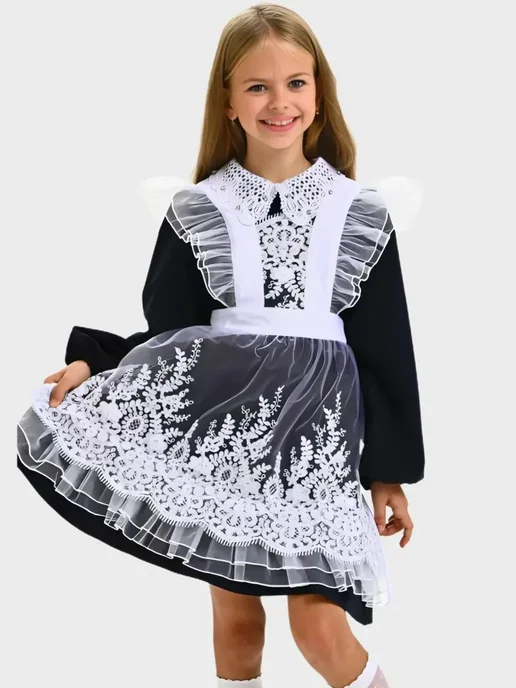 DeksKids Фартук школьный белый, белый
