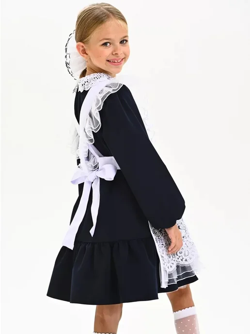 DeksKids Фартук школьный белый, белый, фото 8