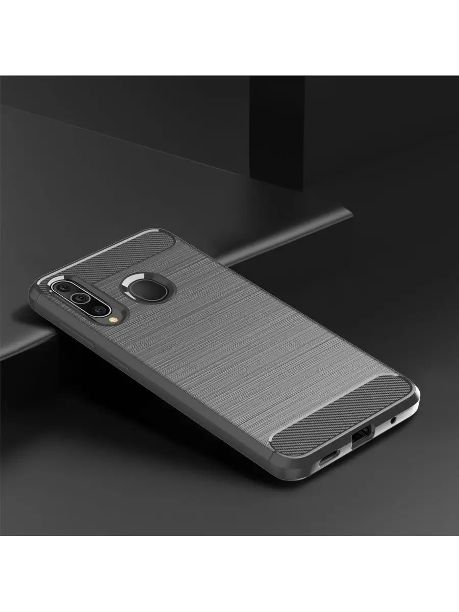 Мягкий чехол в стиле карбон для смартфона Samsung Galaxy A60 (Galaxy M40)  Caseport 113274612 купить за 234 ₽ в интернет-магазине Wildberries