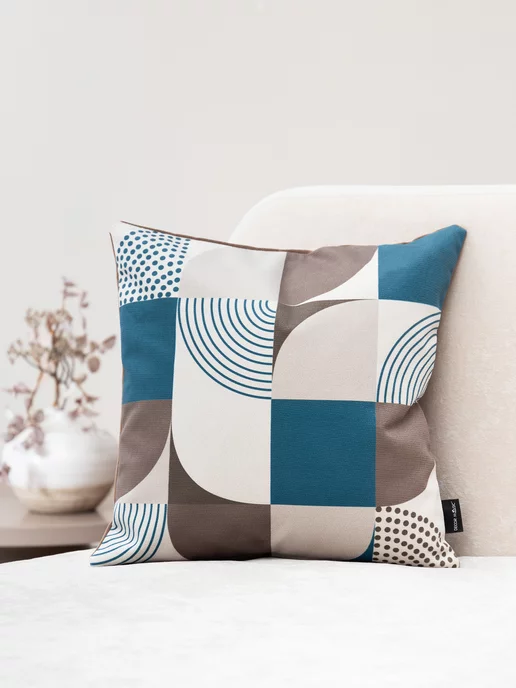 DECOR MAGIC Подушка декоративная на диван с наволочкой 45х45 TAUER, 45x45, фото 2