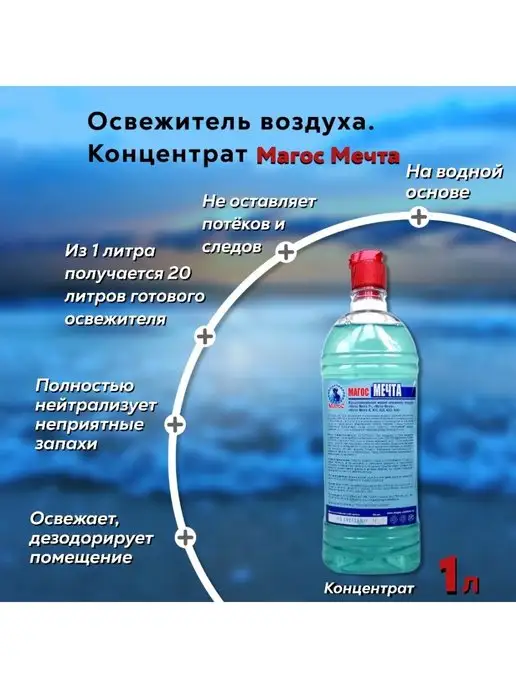 Магос Нейтрализатор запаха концентрат, голубой, фото 6