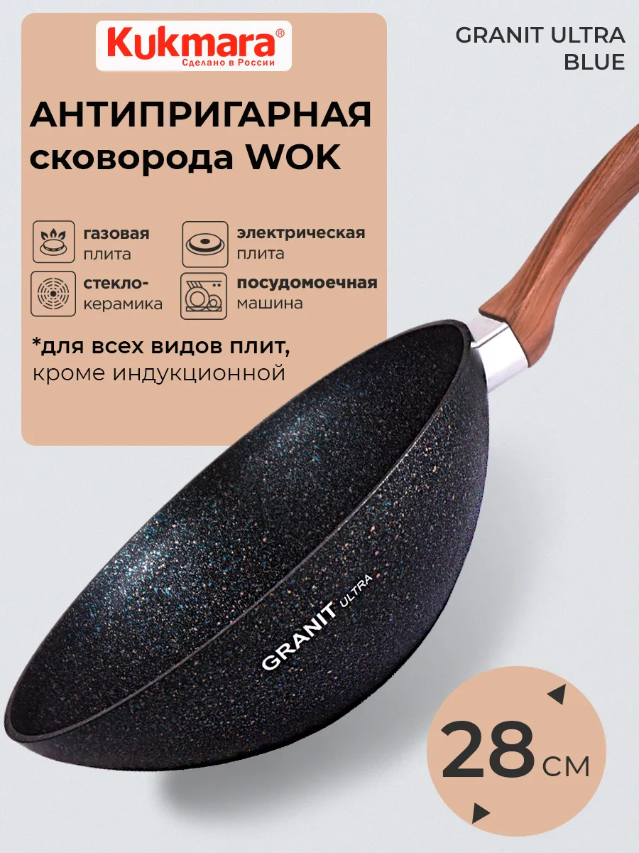 Сковорода Вок антипригарная 28 см