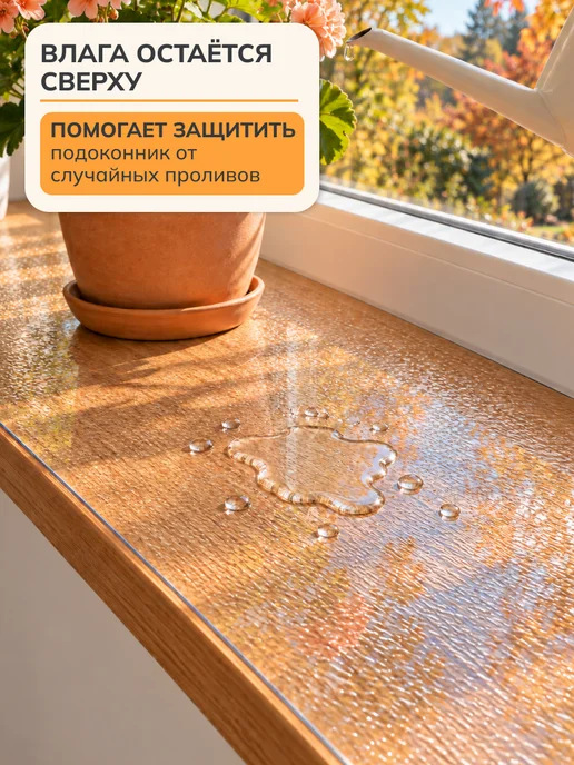 Max&Home Пленка защитная на подоконник рифленая 30х200 см, вариант, фото 6