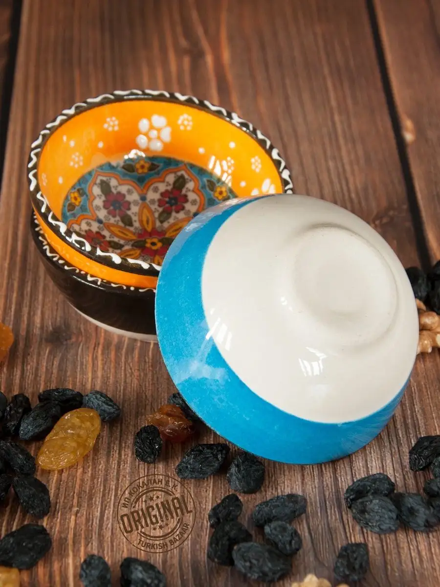 Seramik Kase Seti, 3 Adet, 100 ml, Türkiye 5