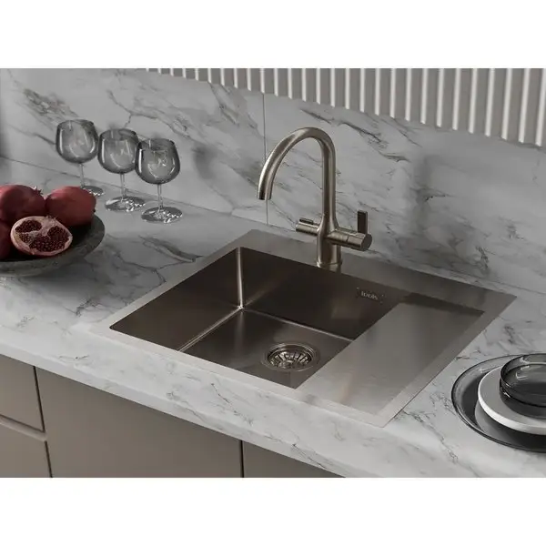 Фото товара на маркетплейсе wildberries Мойка для кухни врезная, 51х59х20 см