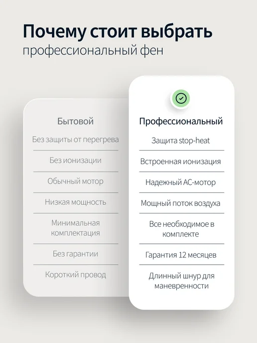 DEWAL Фен для волос профессиональный черный Spectrum, черный, фото 8