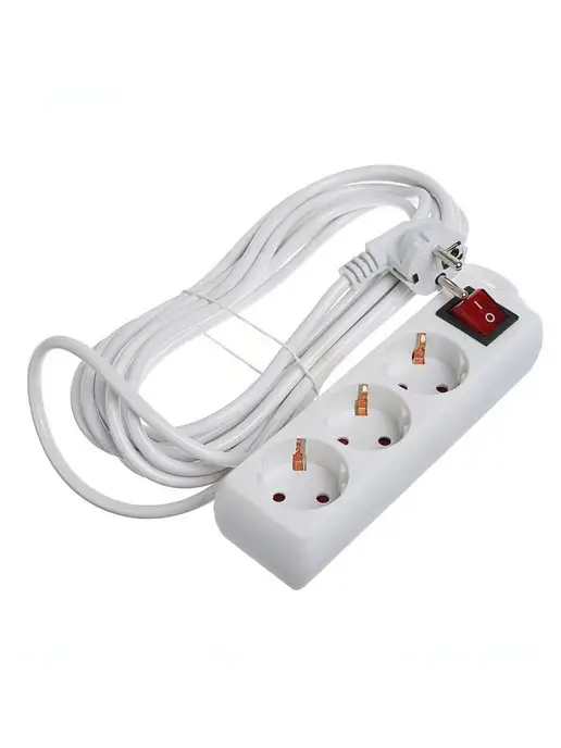 Luazon Lighting Удлинитель сетевой 3 розетки 5м, 5 м, фото 2