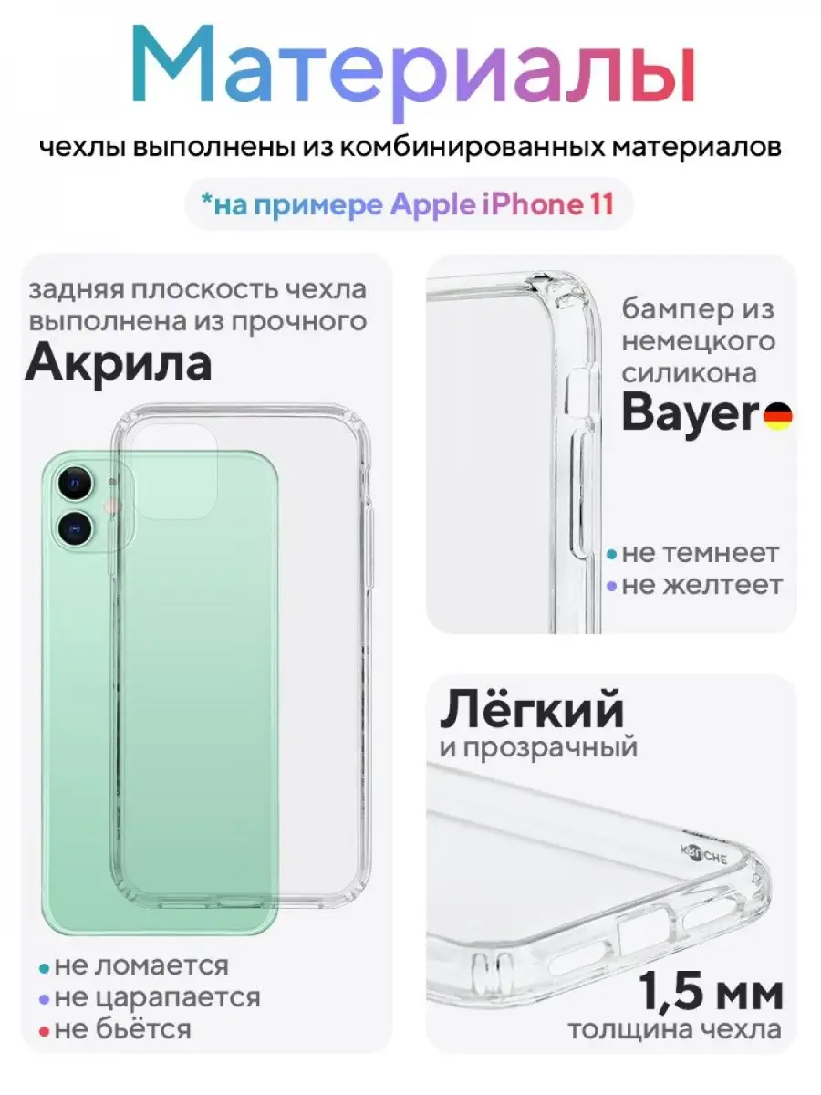 КRUЧЕ Чехол на iPhone 12 mini с принтом, с магнитом MagSafe