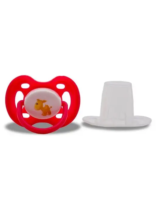 Baby Land Пустышка ортодонтическая скошеной формы силиконовая 0-6 мес, розовый, фото 4