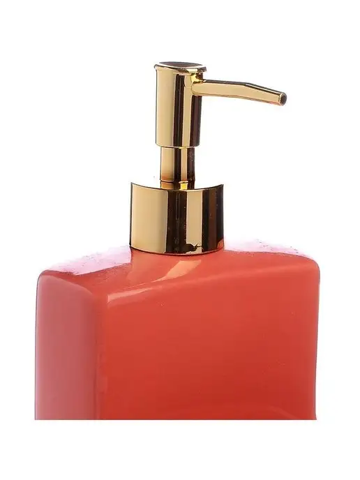 Дозатор для жидкого мыла керамика 380 мл - фото 3