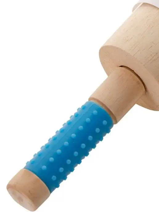 Скалка для теста деревянная с ручками - фото 6