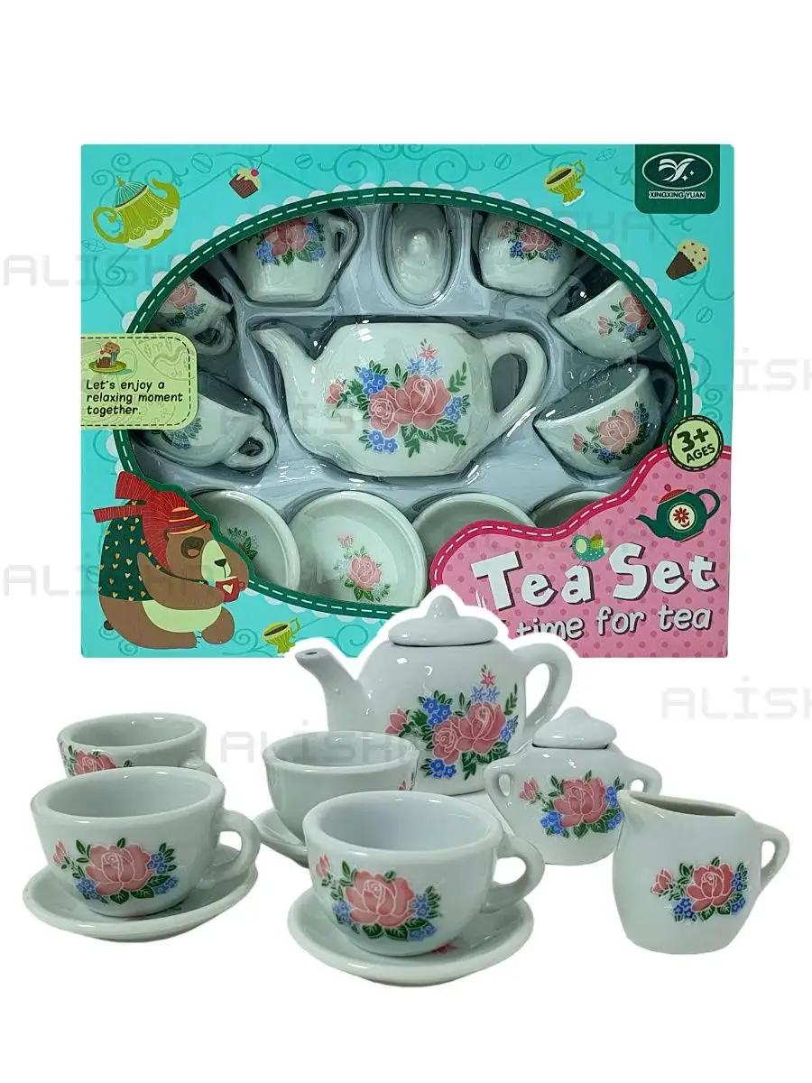 Чайный сервиз для кукол 5 предметов: buy in Пава Кукольная миниатюра. Куклоделие's catalog | VK
