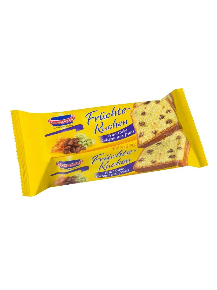 Кекс фруктовый с изюмом и цукатами, 400г