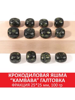 Крокодиловая яшма "Kambaba" галтовка, 25x25 мм, 100 гр SOZVEZDIE MINERALOV 114201131 купить за 325 ₽ в интернет-магазине Wildberries