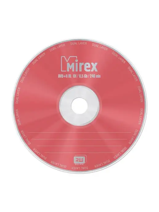 Mirex Диски DVD+R DL 8X 8,5 ГБ, 10 штук UL130062A8L, 8,5 ГБ, 10 шт, фото 2