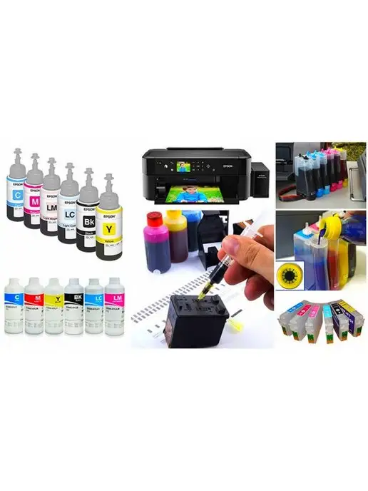 Lumirance Чернила для принтера Epson (Эпсон) 664 673 1цв.Premium, черный, фото 3