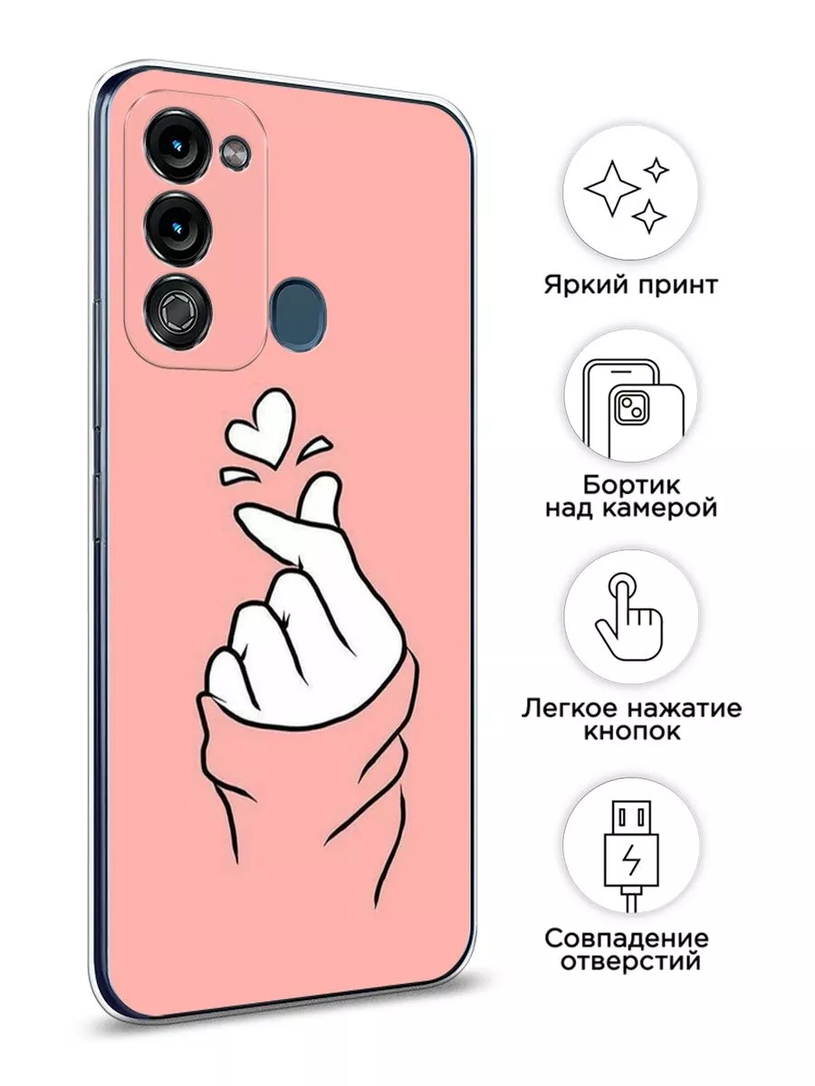 Чехол на Itel Vision 3 с рисунком ITEL 114587736 купить за 279 ₽ в  интернет-магазине Wildberries