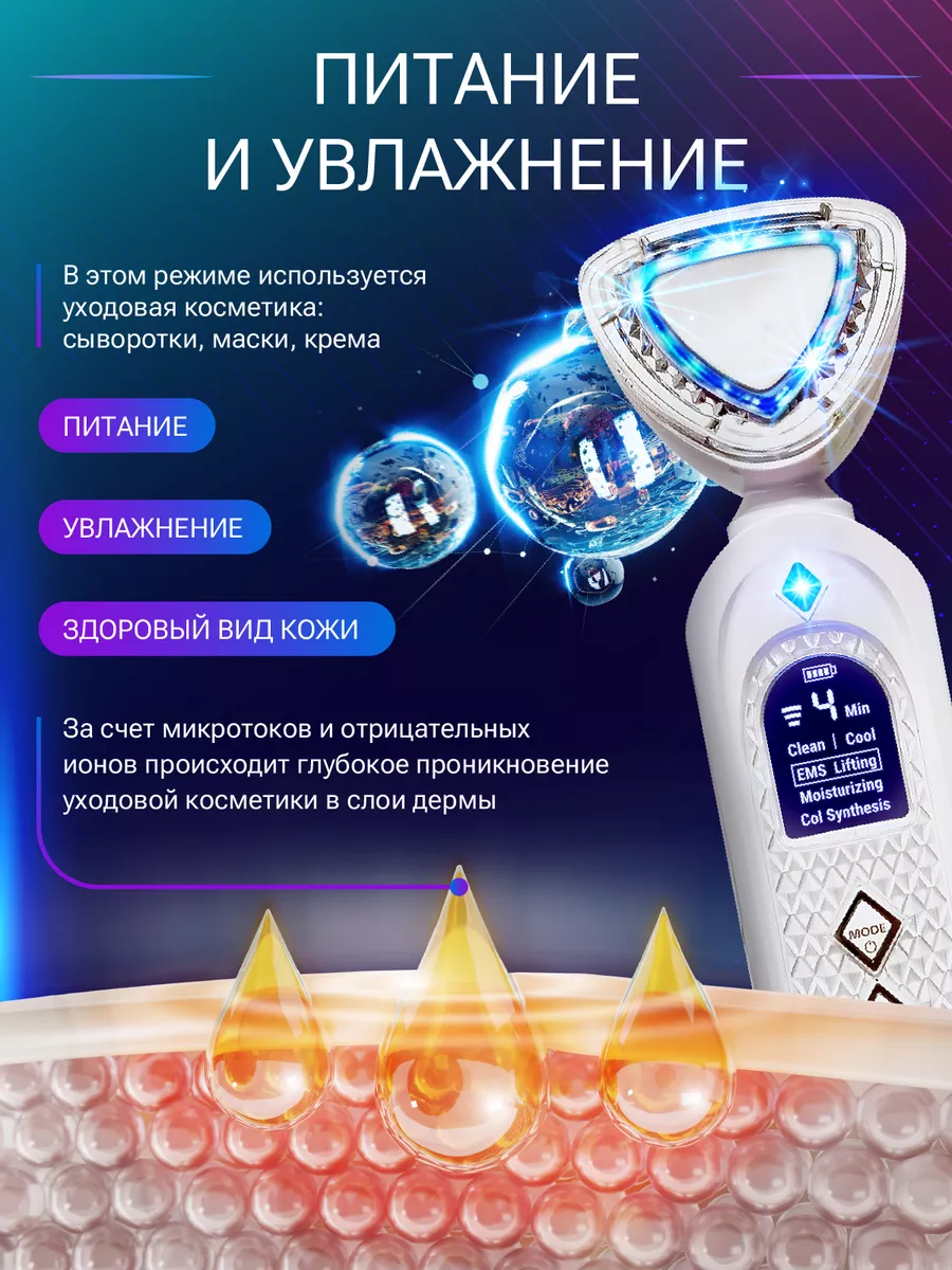 Микротоки аппарат для лица rf лифтинг Schon 114715772 купить за 2 810 ₽ в  интернет-магазине Wildberries