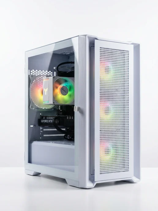 RobotComp Игровой Компьютер M-16 V3 i5-12400F RTX 3050, белый, фото 6