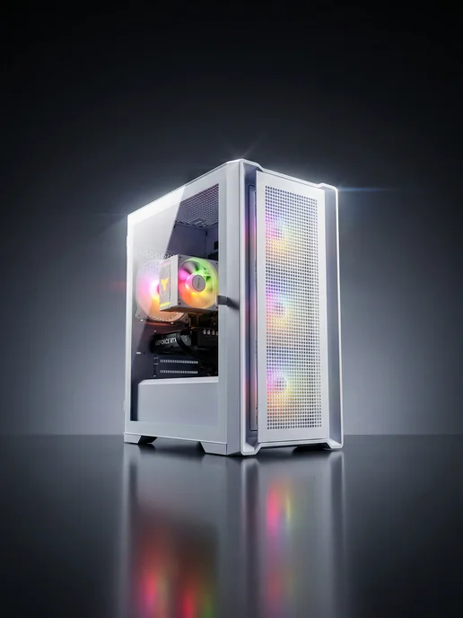 RobotComp Игровой Компьютер M-16 V3 i5-12400F RTX 3050, белый, фото 7