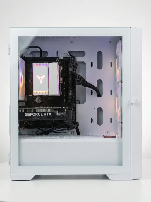 RobotComp Игровой Компьютер M-16 V3 i5-12400F RTX 3050, белый, фото 8
