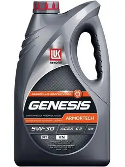 Лукойл GENESIS ARMORTECH 5W30 VN GC 4л. 3149300 LUKOIL 114721024 купить за 3 380 ₽ в интернет-магазине Wildberries