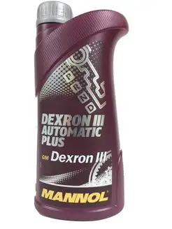 Масло Dexron III Automatic Plus 1л 1335/8206 MANNOL 114722908 купить за 689 ₽ в интернет-магазине Wildberries