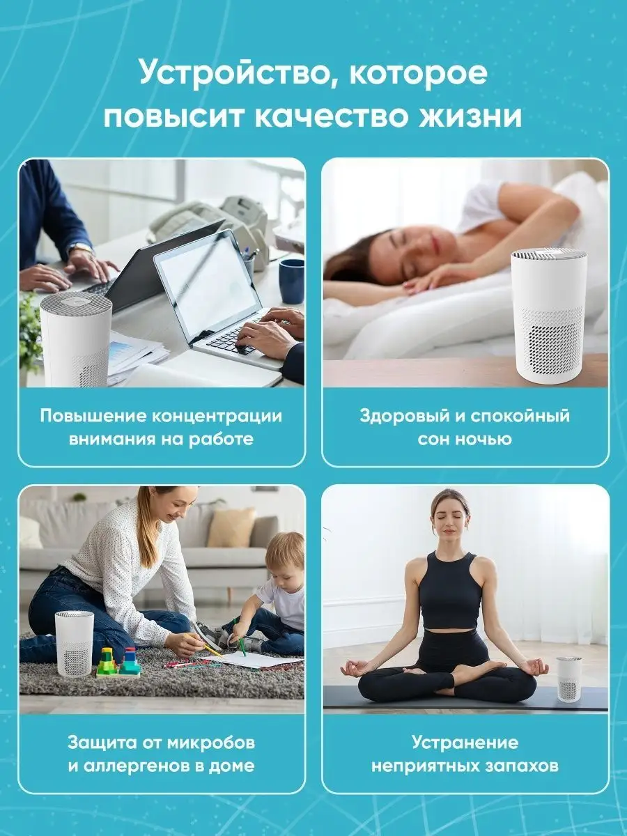 Очиститель воздуха для дома Befosh 114754157 купить в интернет-магазине  Wildberries