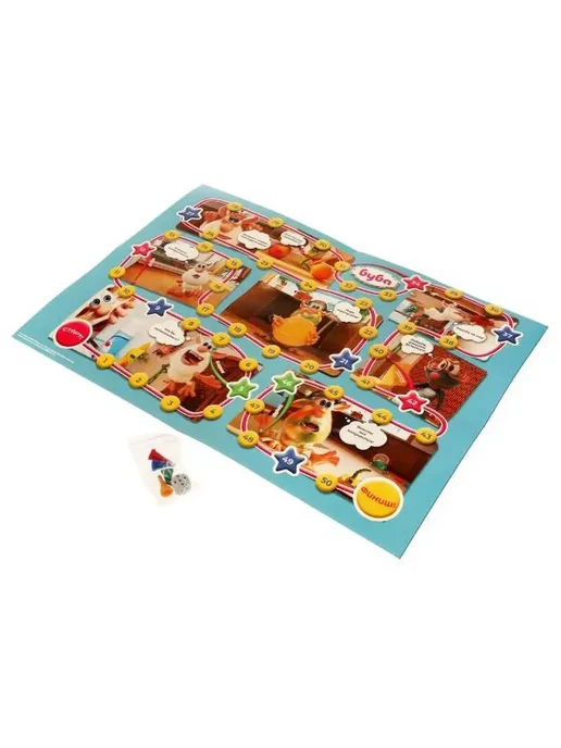 Умные игры Настольная игра детская ходилка Буба, синий, фото 5
